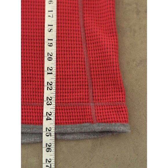 Storm Creek Women’s Maverick Quarter Zip Pullover Red Gray Waffle Knit Size M - Picture 10 of 11